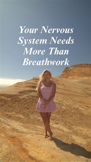 Dr.MaryBeth | Natural Medicine on Instagram: "Somatic practices like butterfly tapping, gentle shaking, softening the tongue, and letting the eyes look upward help bring the nervous system out of threat and back into the body. These cues signal safety to the brain, reduce stress hormones, and allow the body to re regulate so digestion, hormones, and emotional processing can function more normally. If you feel these exercises do NOT help you then it may be time to get your nervous system checked 