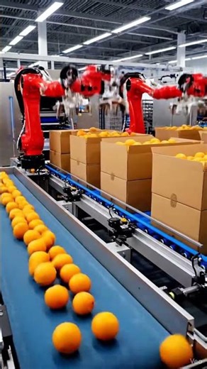 "Robotic Orange Packing Machine | Fast & Smart Orange Packaging Technology"