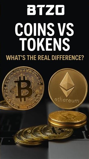 Coins vs Tokens: The Truth You Were Never Told! | BTZO Explains | coin vs token crypto