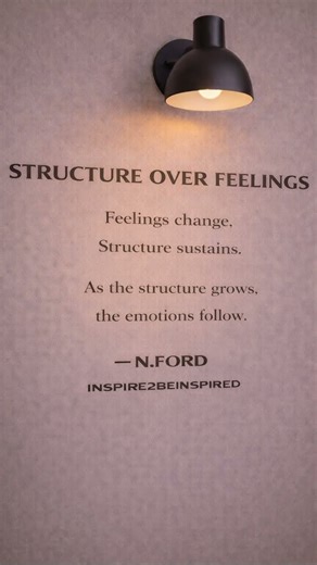 Structure Over Feelings — This Is Why Motivation Keeps Failing You