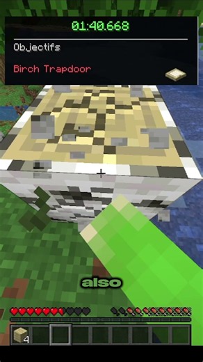 Speedrunning A Birch Trapdoor in minecraft | Speedrunning everything #80 😭😭