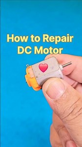 How to Repair DC Motor ❤️ DC Motor Repair #dcmotor #shorts #dcmotorhacks