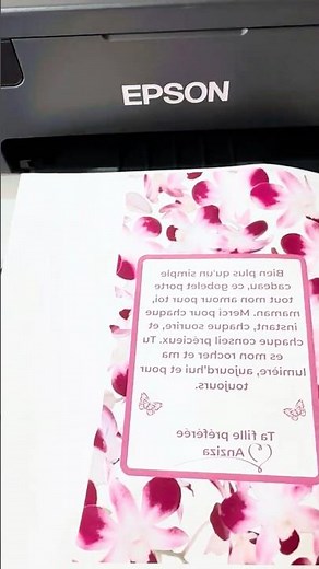 From screen to paper. Sublimation printing in progress.