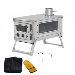 [Hot Item] Titanium Alloy Folding Cookware for Outdoor Backpacking Anodized Camping Pot and Frying Pans Wood Burning Stove