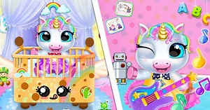 Download & Play Pregnant Unicorn Mom And Baby Daycare on PC & Mac (Emulator)