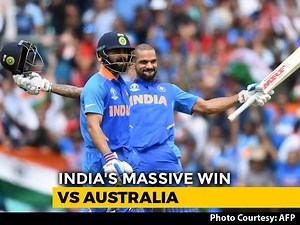 World Cup 2019: All-Round India Beat Australia By 36 Runs