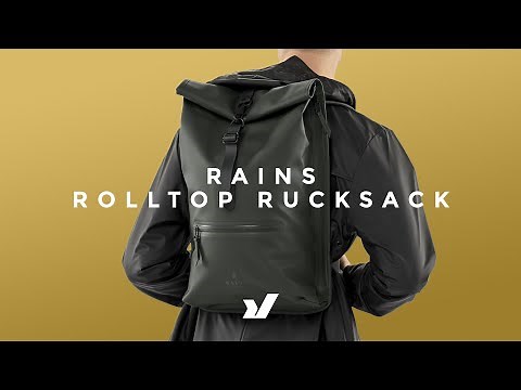Ideal For Cyclists - The Rains Rolltop Rucksack