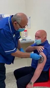 3.2K views · 61 reactions | This is the moment Manxman James Redmond received his second Covid vaccine - the 100,000th arm jabbed on the Isle of Man  | BBC Isle of Man | Facebook