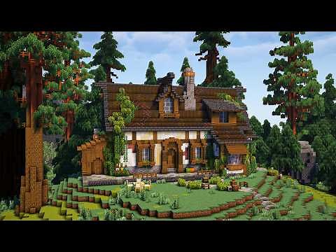 Minecraft | How to Build a Cozy Rustic House – Full Tutorial (With Interior!)