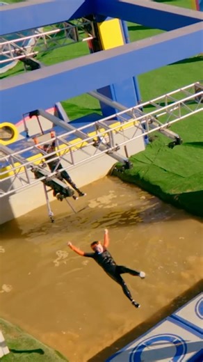 Ooo, that's gotta hurt! 😵‍💫 #Wipeout | Wipeout