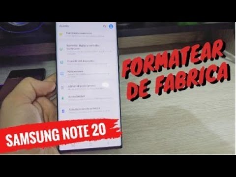 SAMSUNG NOTE 20 ✔️ Factory Restore or General Erase your MOBILE [EASY] 📱 #MobileOrientator