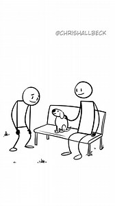 292K views · 10K reactions | When you jump to conclusions so fast your head is spinning. #dog #pets #furbaby #funny #funnyvideo #animated #cartoon | Chris Hallbeck | Facebook