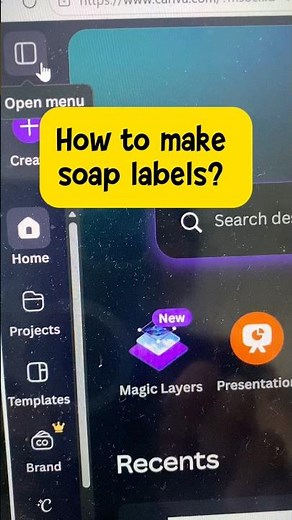 How to make labels? Step by step #HandmadeSoap