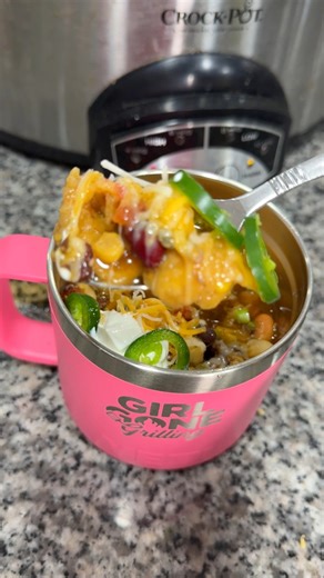 Crockpot Taco Soup 🌮🥣 | Girl Gone Grilling