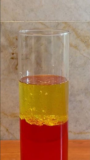 The Coolest Oil and Water Trick Ever #experiment #satisfying #science