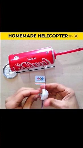 Homemade Helicopter🚁😮 |wait for last look | #shorts
