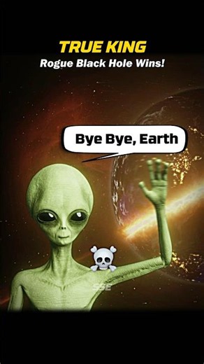 Earth vs Aliens vs Rogue Black Hole ☠️🗿 #space #earth #universe #rogue #blackhole