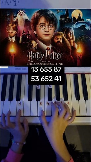 Easy Piano lesson - Harry Potter