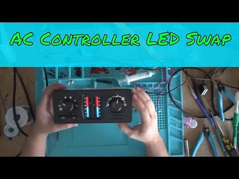 03 to 07 GM Climate Control LED swap Silverado/Sierra