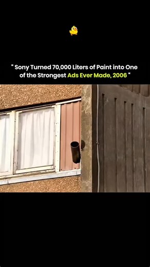 The Fact Core ⚡ on Instagram: "Sony produced a Bravia commercial in Glasgow in 2006 using 70,000 liters of paint, turning an empty housing block into a controlled test site. The crew installed timed charges inside rooms and hallways to push paint through windows, doors, and walls in planned waves. Each section triggered in sequence, which allowed clean tracking of color movement across multiple surfaces. The team used high speed cameras positioned around the block to capture motion clarity, spla