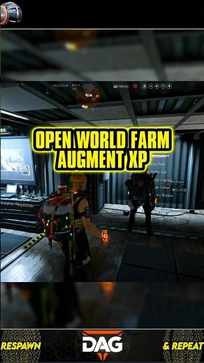 How I Farm The Open World For Easy Augment XP Division 2 #shorts