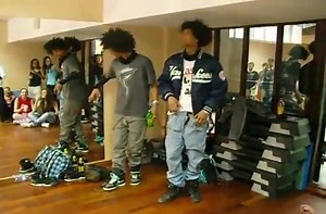 Just some twins dancing.