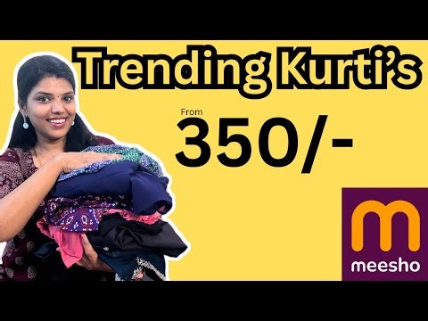 Top 6 Meesho Kurti Sets Trending Now Under ₹400| Honest Opinion & Try-On!