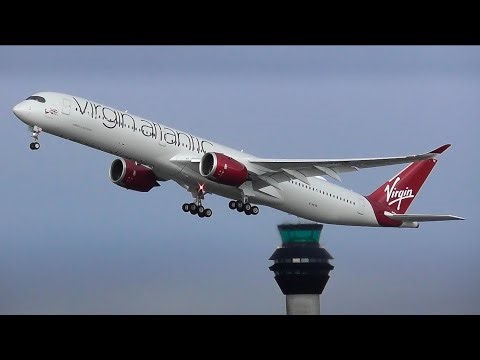 ✈️ Virgin Atlantic Airbus A350 | Luxury in the Sky | Full Takeoff & Cabin Experience