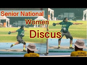 Senior National Women Discus Throw Competition At Devi Lal Stadium Panchkula