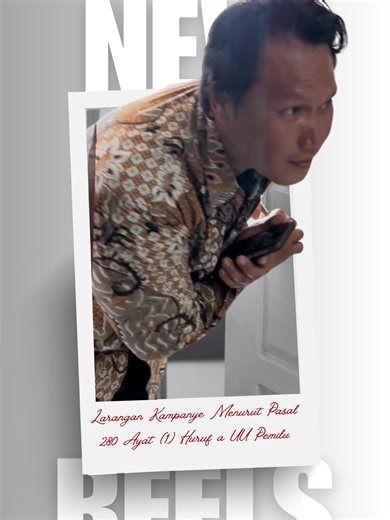 #SahabatBawaslu Tahukah kalian? Dalam kampanye Pemilu, ada batasan yang tidak boleh dilanggar. Pasal 280 Ayat (1) huruf a UU Pemilu melarang kampanye yang mempersoalkan Pancasila, UUD 1945, dan bentuk NKRI. Yuk, kampanye secara cerdas dan bertanggung jawab 🇮🇩 #AyoAwasiBersama