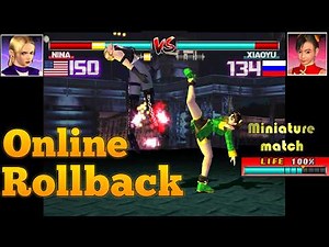 Tekken 3 Online - ISO (Nina) vs 134 (Xia) Miniature match [ft10]