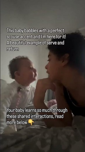 Serve and return 👇 #infantmassage #newbornmassage #newborn #baby