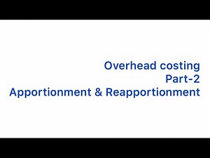 2 Overhead costing