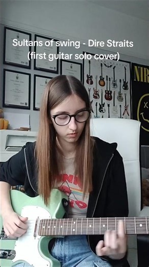 Sultans of swing - Dire Straits (first guitar solo cover)