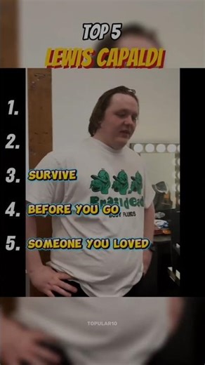 Top 5 Lewis capaldi songs #explore #music #top5
