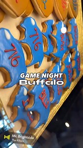 17 reactions | We’ve got a full case of Buffalo Bills cookies for tonight’s game! We’re here til 3pm which means you have time to run over, pick up a Bills treat box, and get ready! Our fall lattes are in full swing and our cozy space is here for you to hang with friends and family. Let’s go, Buffalo! ❤️ | Chrusciki Bakery, Inc. | Facebook