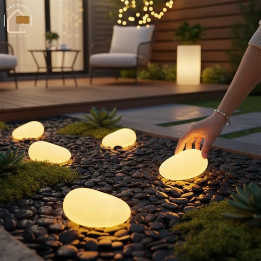 Solar Garden Lantern Outdoor Waterproof LED Light, Warm White Pathway Patio Decor - Etsy