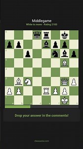 Discovered attack. can you spot the winning move? #Shorts