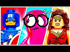 Build Lego Superheroes with Slime Sam And See Who Wins THE ENDLESS BATTLE DC VS. MARVEL