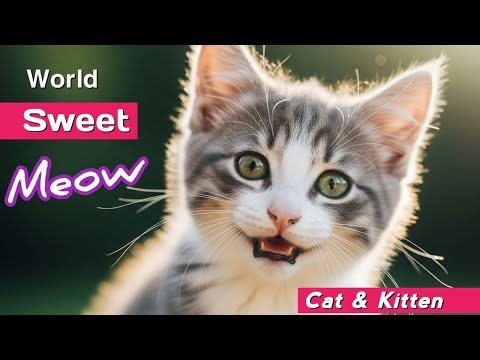 Pure Bliss! Cat Meow Sound That Melt Hearts 💞 Cat Meowing to Attract Cats