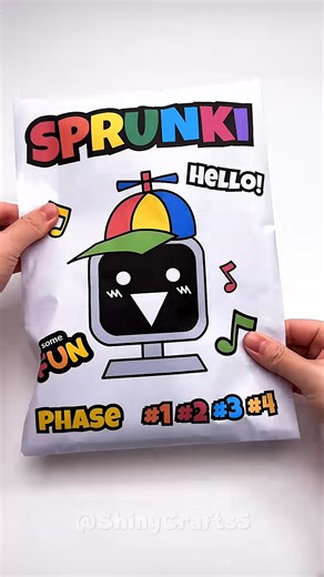 🌈SPRUNKI Mr.Fun Computer | ASMR Phase 1vs2vs3vs4 squishy #blindbag #papercrafts #sprunkiincredibox | ShinyCrafts