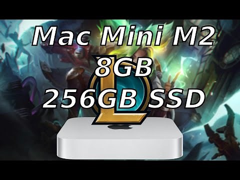 M2 Mac Mini Gaming Test - League of Legends