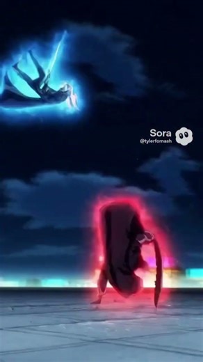 Legendary Swordsmen Clash: Blue Aura vs. Red Aura (Full Fight) #shorts