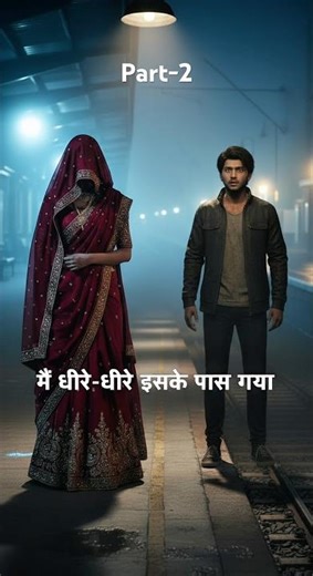 Last train | scary story | horror railway station #shorts #ai #horrorstories #bhoot #ghost #scary