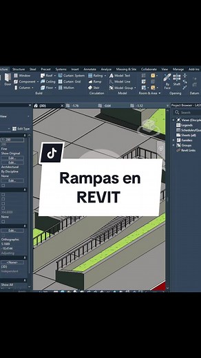 Modelado de rampas en Revit: Tutorial paso a paso