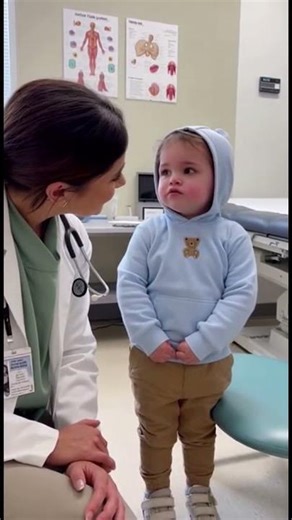 Cute Toddler Gets Nervous With Doctor — “You Too Beautiful” 😂