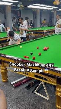 Snooker Inspiration Pakistan No 2 Rana irfan Maximum 147 Break Attempt So Close 😱 Mubeen Butt