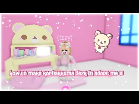 how to make a korilakkuma desk in adopt me ♡ | adopt me roblox