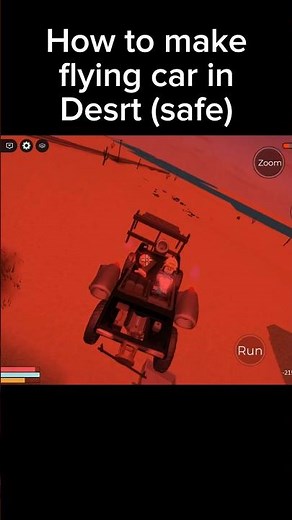 How to make a flying car in Desrt (legit+safe)😭