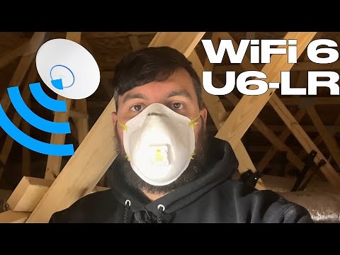 Installing and Mounting the Ubiquiti U6-LR to the Ceiling with Cat6 Ethernet in the Home Lab Office
